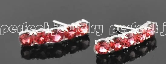 Гранат earirng серьгу натуральной Гранат 925 серебро 0.25ct* 10 шт. камни для мужчины или женщины ювелирные изделия