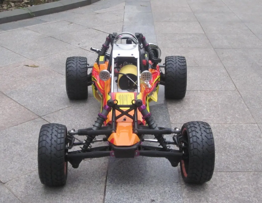 26CC baja + on road wheels+metal light cover+ metal oil cover+GT3B radio set RTR