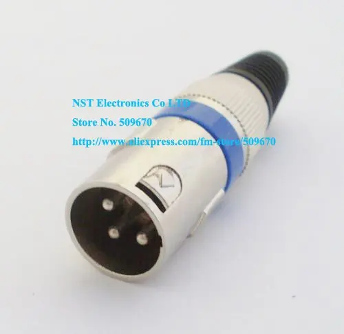 Microphine 3 Pin Plug Speaker XLR Connector -1.jpg