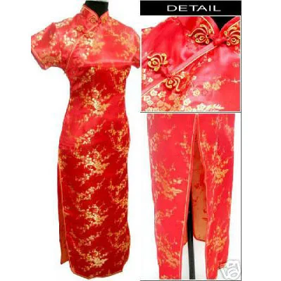 Китайские традиционные Для женщин Qipao Cheongsam вечернее платье S, M, L, XL, XXL, XXXL, 4XL, 5XL, 6XL J3080