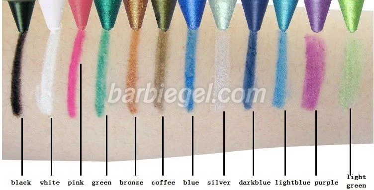 12 набор MENOW 12 цветов профессиональная косметическая кисточка ручка для макияжа водостойкая тени для век Контурный карандаш для губ Блестящий подводка для глаз карандаш