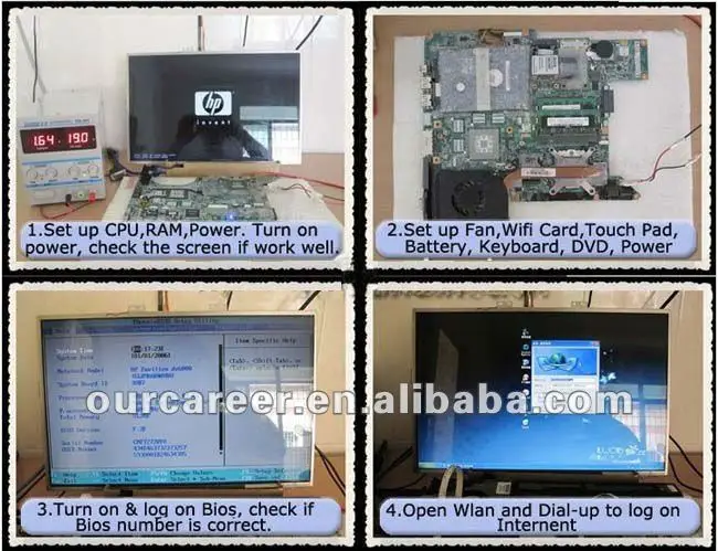 598667-001 placa-mãe para hp 4520 s 4720