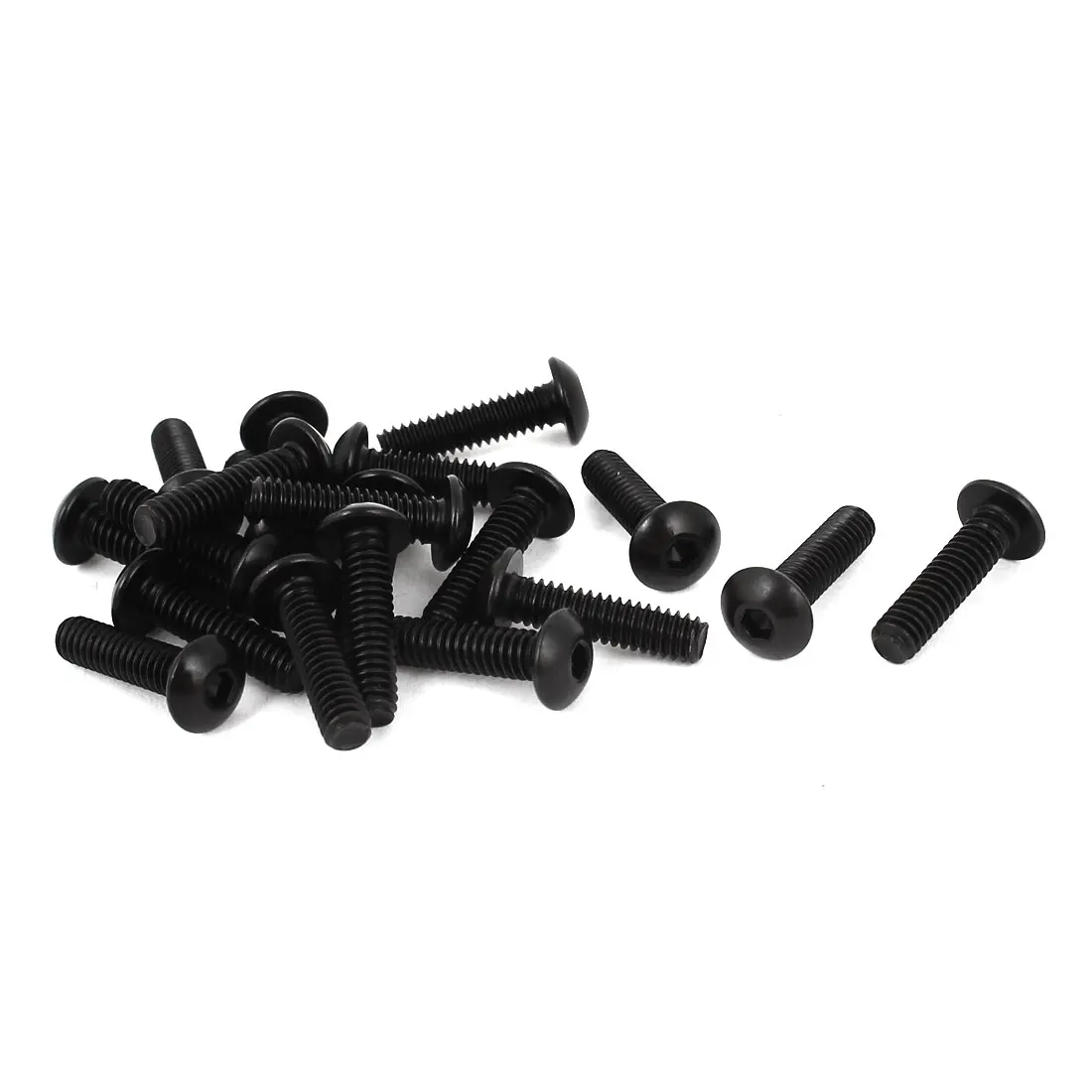 Sourcingmap 30 Unidades Tornillos de Cabeza Redonda para Motocicleta Color Rojo