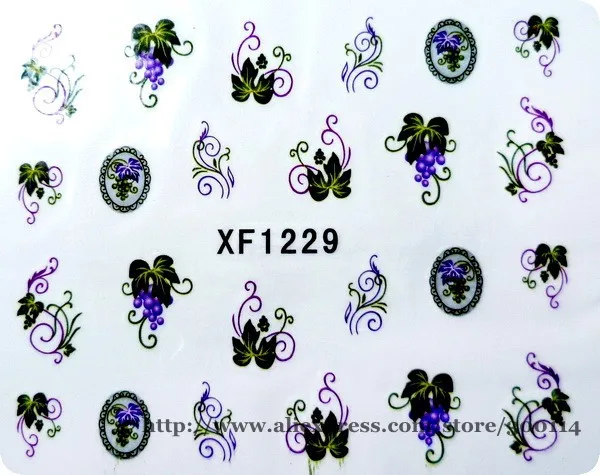 3D Перемещение воды принт Уход за ногтями татуировки наклейки Красота пальцев украшения обертывания 200pks/Много DHL/EMS