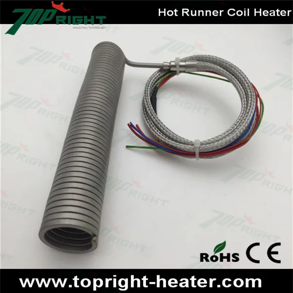 220vDC 800 вт Диаметр 25x100 мм спиральный нагреватель нагревательный элемент