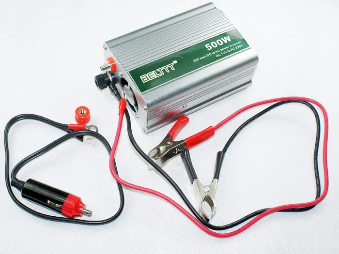 Автомобильный инвертор мотор инвертор 12v постоянного тока до 220v 500W импульсный источник питания трансформатор belttt бренд маленький инвертор
