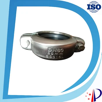 

SS304 Stainless Steel grooved coupling DN150 6'' for pipe fitting