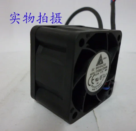Для delta FFB0412HHN 4 см 40 мм 40*40*28 мм 12V 0.17A с двойным шарикоподшипником, 3-жильный 1U сервере Дело Вентилятор охлаждения