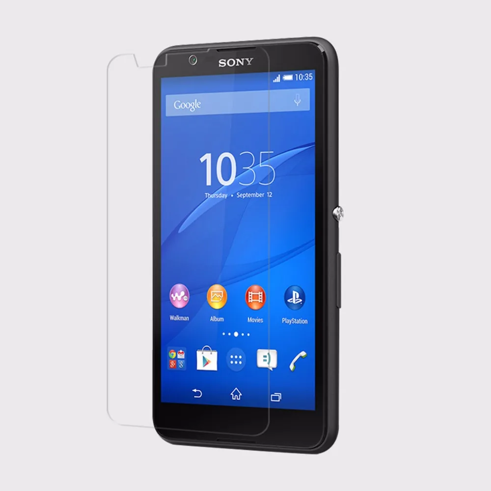 2.5D Круглая ГУРТ Desige Стекла для Sony Xperia E4 5.0 &quotЗакаленное Стекло 9 H Фильм Анти-взрыв