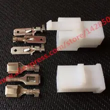 5 комплектов 6,3 Sumitomo 6110-4533 3 Pin зарядное устройство CDI Женский и провод с вилкой Разъем Автомобильный Электрический разъем