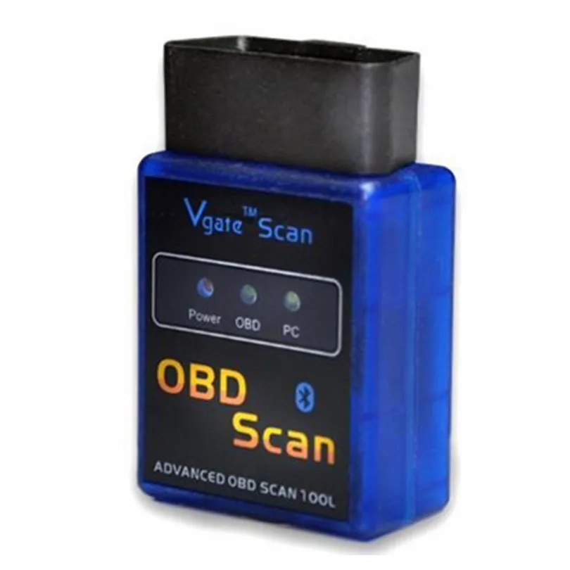 DHL 100 шт. ELM 327 Bluetooth OBD2 работает на Android obd2 крутящий момент V2.1 ELM327 OBDII мини Интерфейс Авто диагностический инструмент
