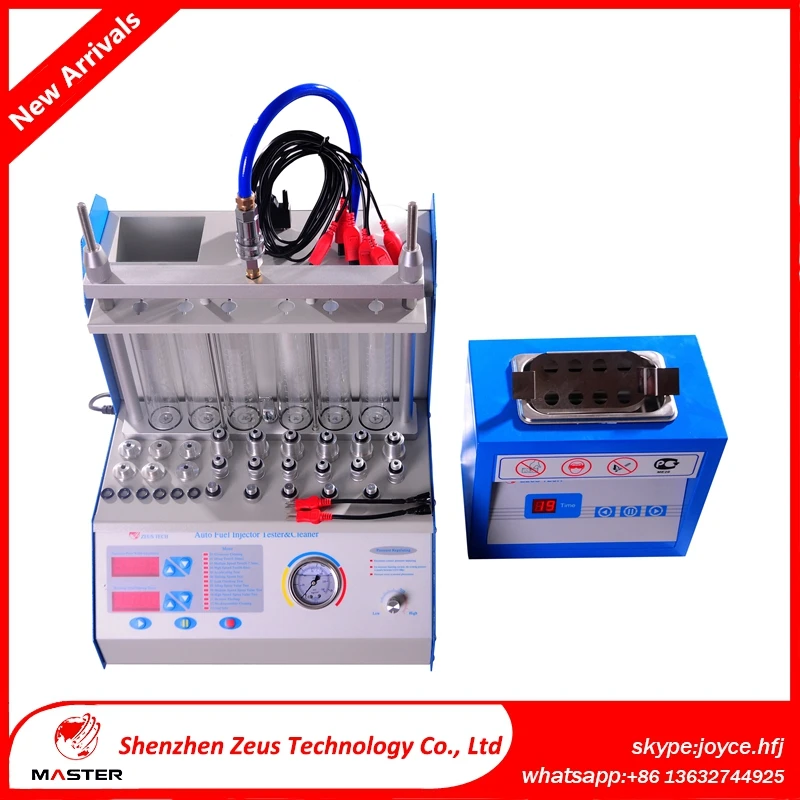 Fuel injector cleaning machine fuel injector tester fuel injector