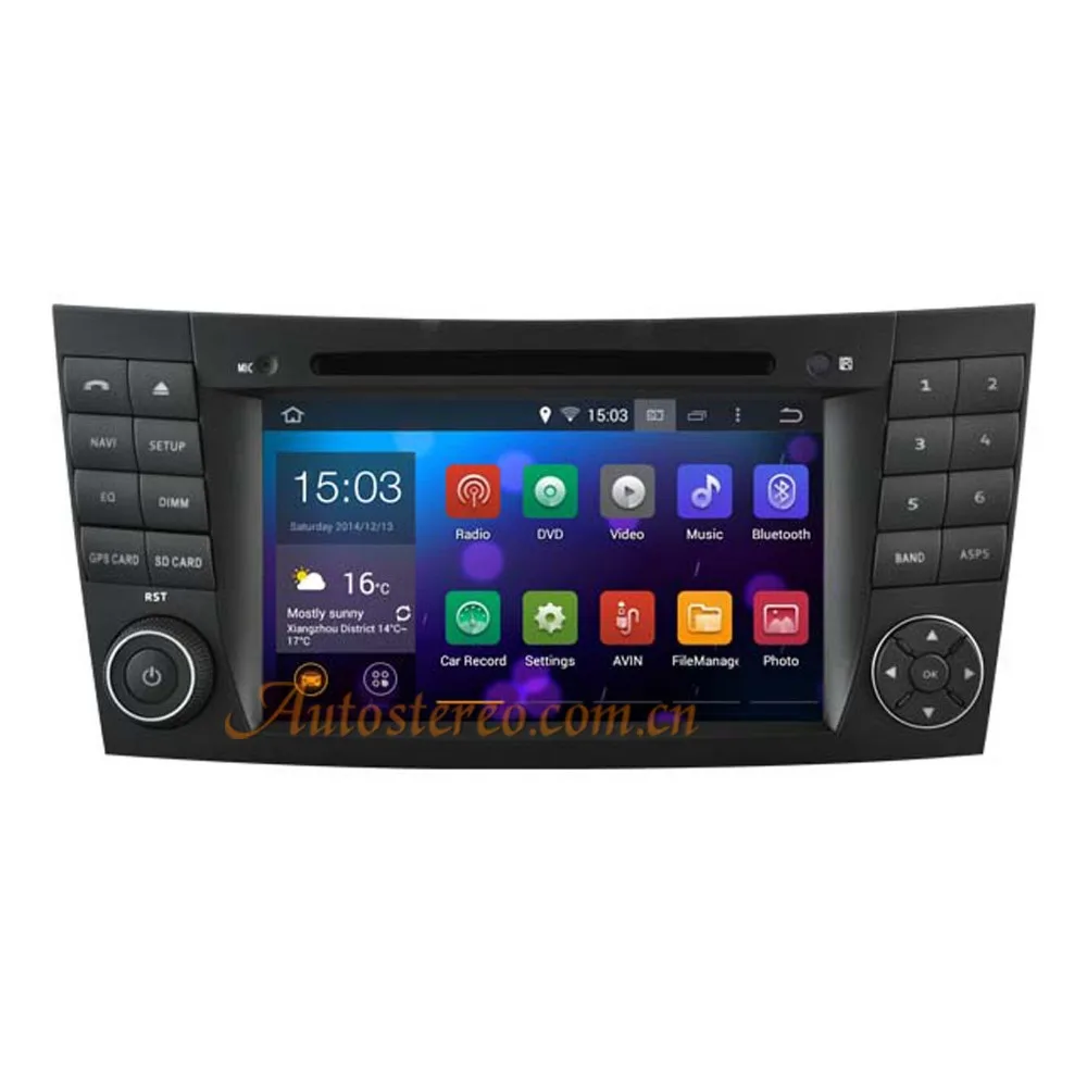 Android 7.1 4 ядра dvd-плеер автомобиля для Mercedes Benz e-класса W211 G-CLASS W463 CLS W219 GPS Navi головное устройство автомобиля видео 2 ГБ Встроенная память