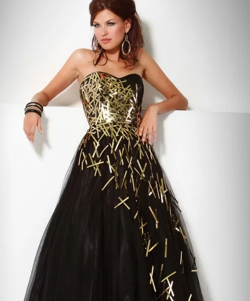 Дизайн vestido de festa Formales сексуальные элегантные черные длинные золотые Нарядная, для девочек вечернее платье с бисером платья для выпускного вечера
