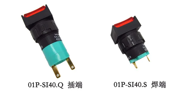 [SA] импорт EMA 16 мм LED 01P-SI40.Q/S площади DC6V/12 В/24 В/ AC110V/220 В RYGBWOV--10PCS/лот