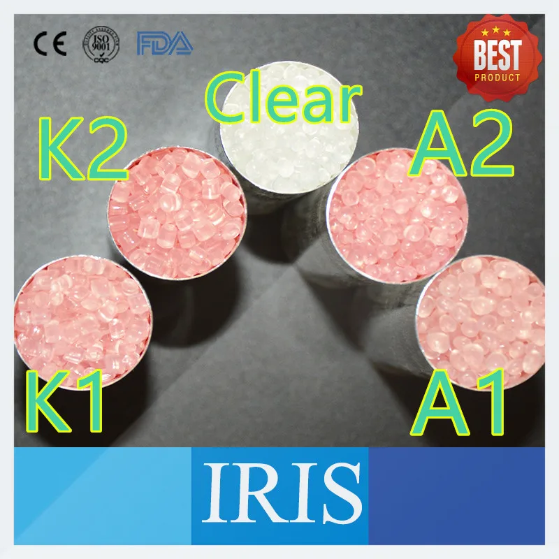 Топ продаж 500 г/лот K1 K2 A1 A2 Valplast протез гибкий акриловый розовый частицы для частичного протез гранулы смолы
