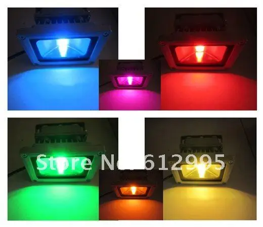 50 Вт RGB светодиодный Цвет Изменение свет потока лампы 4000LM 85-265 В Открытый Spotlight