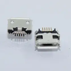 Cltgxdd 10 шт./лот бык рогом dip 2 фута Micro USB разъем длинная игла Micro 5pin USB разъем зарядки Тип B разъем DIP-четыре ножки