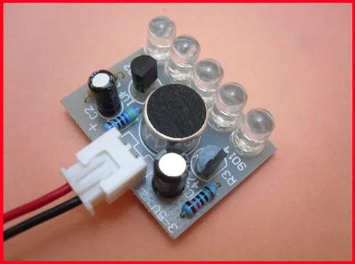 

Free Shipping!!! Voice-activated LED lights melody / Electronics DIY Fun Production Suite sensor