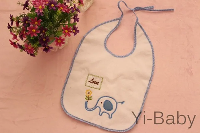 yb0017 цветок/Слон/Бегемот Burp Полотна младенческой слюны полотенца Baby Bib водонепроницаемый нагрудник нагрудники 12 шт./компл