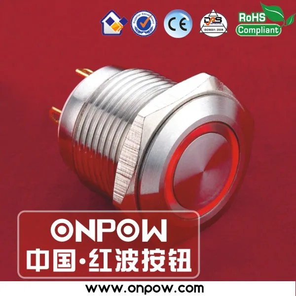

ONPOW 16mm momentary illuminated pushbutton switch GQ16F-10E/J/R/12V/S