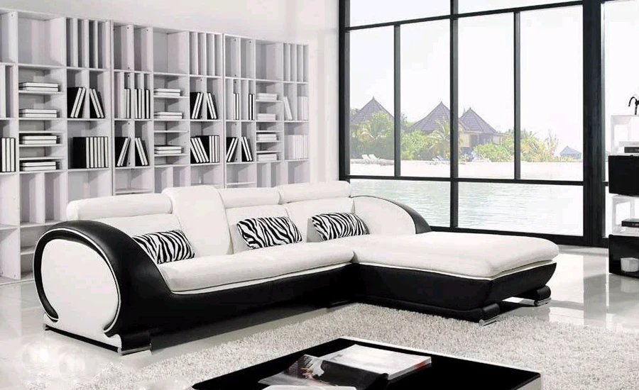 Modern Style High Quality Chesterfield Sectional Sofa Leather Chesterfield Sectional Sofa Leather