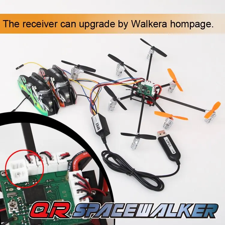 WALKERA QR Spacewalker 8 роторов НЛО с DEVO 7 передатчиком RTF-2,4 ГГц
