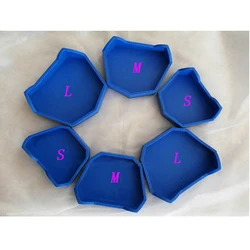 1 pair NEW Silicone Tray Base Dental Lab Plaster Teeth Model Former Base Molds Size S M L
