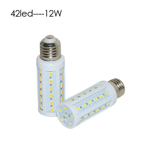 Лампочка Светодиодный лампа E27 ампулы 220V E27 SMD5730 светодиодный кукурузный свет фар для Светодиодный E27 7 Вт, 12 Вт, 15 Вт, 25 Вт, 30 Вт, 40 Вт, 50 Вт, ручная сборка, 5 шт./лот