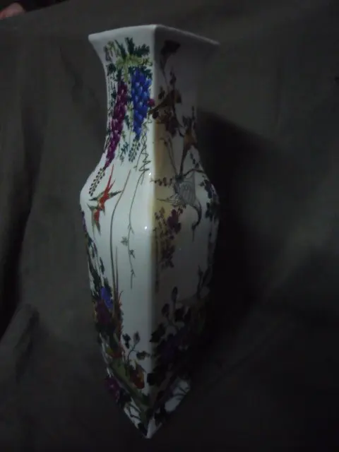 Редкие Старые китайские пастельные цвета большая фарфоровая ваза, цветок и птица, с маркой, лучшая коллекция и украшение