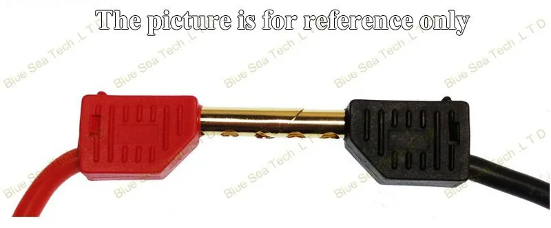 Золотое покрытие 1 м DIY STACKABLE полый 4 мм разъем типа "банан" Расширение Тесты линии с/разъем, 14awg 30dc-60vac max19a