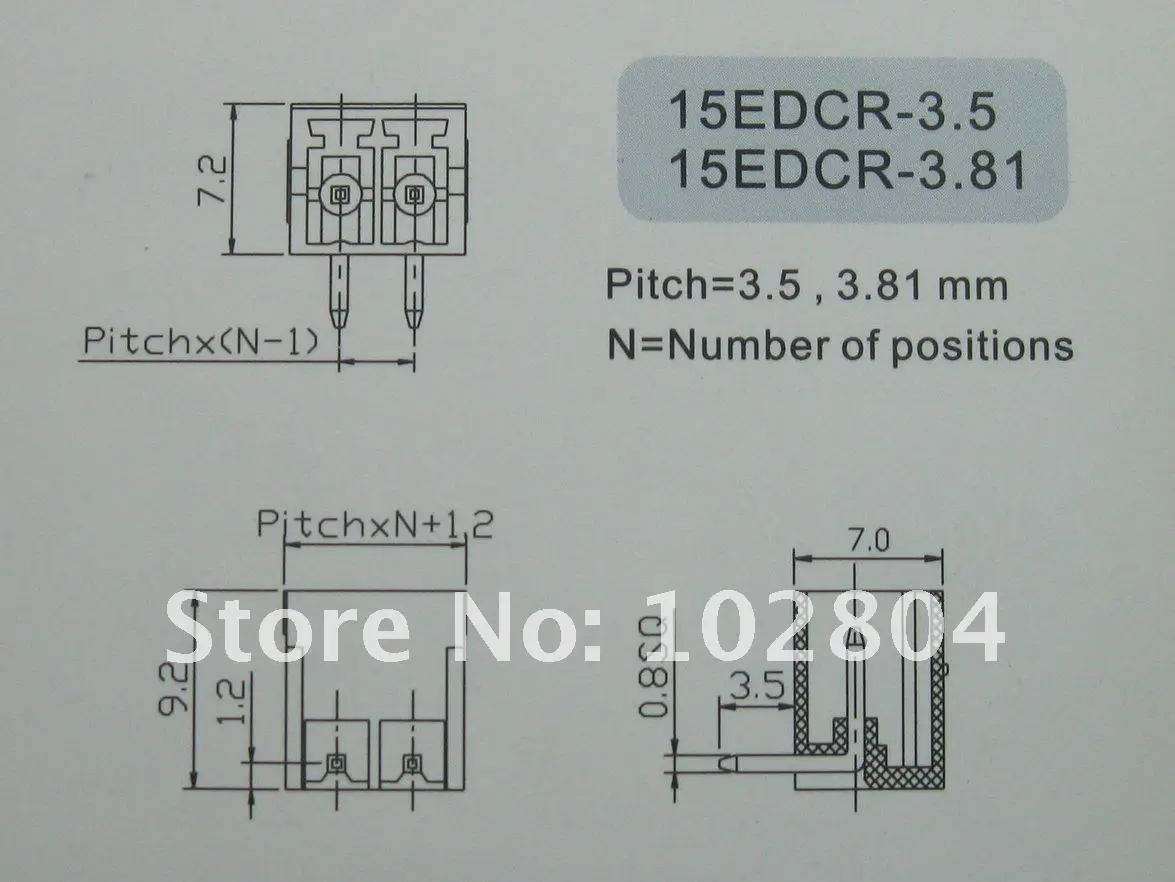 20 pcs Angle 4pin/way Pitch 3.81mm Screw Terminal Block Connector Green Color Pluggable Type with angle pin