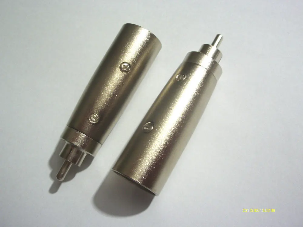 1000 шт 3Pin XLR кабель для мужчин RCA разъем аудио разъемы
