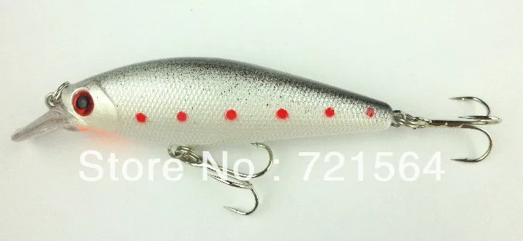 Горячий стиль shipping120pcs Crankbaits приманки пластиковые рыболовные приманки 8.5 см 10.3 г 6 крючки 85 мм минноу рыболовные снасти( MI036) воблеры рыбалка pesca