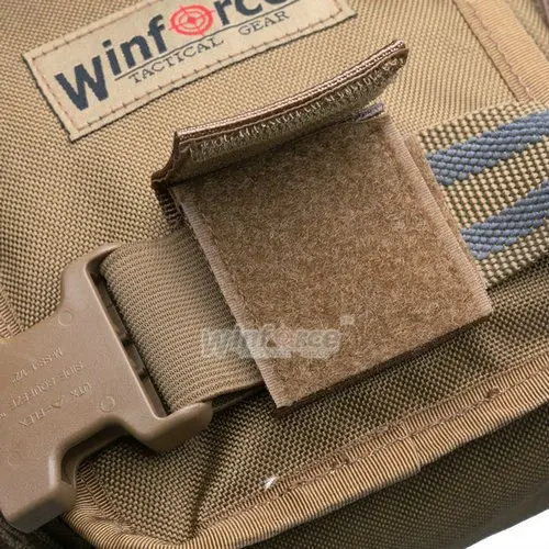 Ремень для тактического снаряжения WINFORCE/WW-06 универсальная сумка для бедра/ CORDURA/гарантированное качество Военная и уличная поясная сумка