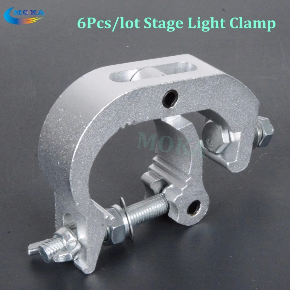 

6Pcs/lot Stage light hook SWL 200kg LED par light clamp Aluminium material for moving head lighting beam light dj club