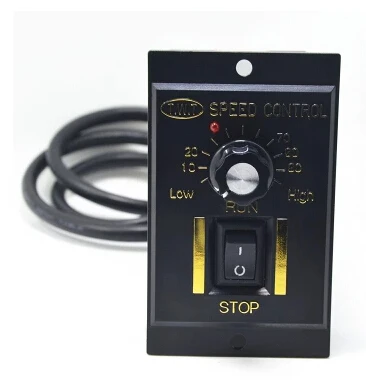 

220V AC motor speed controller 6W-120W single row of small motor control switches