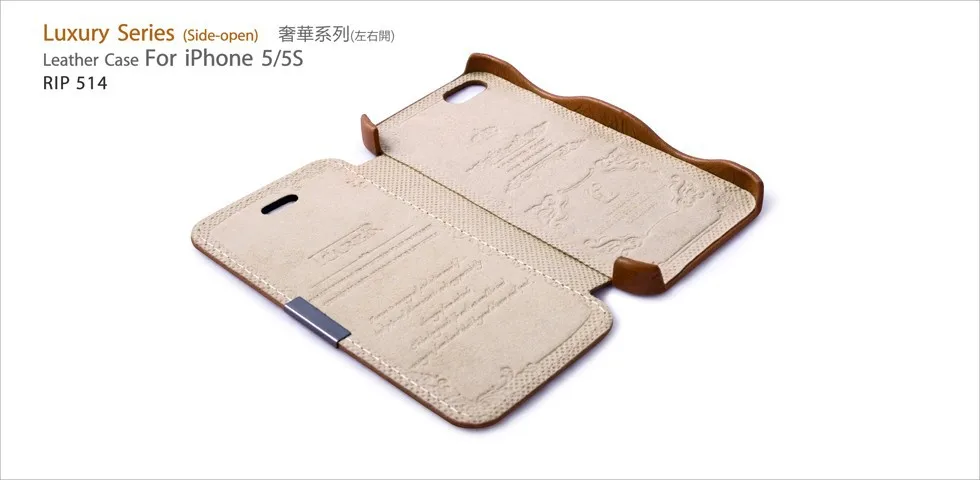 Новинка для iPhone 5 5S SE бренд icarer роскошный боковой открытый стиль натуральная кожа чехол для телефона 6 цветов