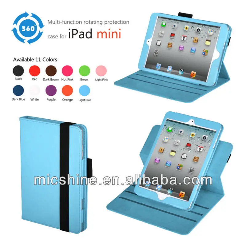 Gligle Зажим для ремня чехол кожаный чехол для ipad мини-призмы подставка кожаный чехол для ipad mini 1/2/3 200 шт./лот