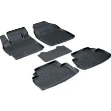 Для автомобиля Mazda CX7 2007-2013 езиновые коврики с высокими бортиками Seintex 01292
