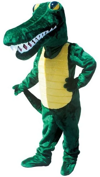 Профессиональный Пользовательские gator Маскоты костюм нарядное платье для взрослых Размеры животных Крокодил Аллигатор Карнавал Cosply Костюм sw485