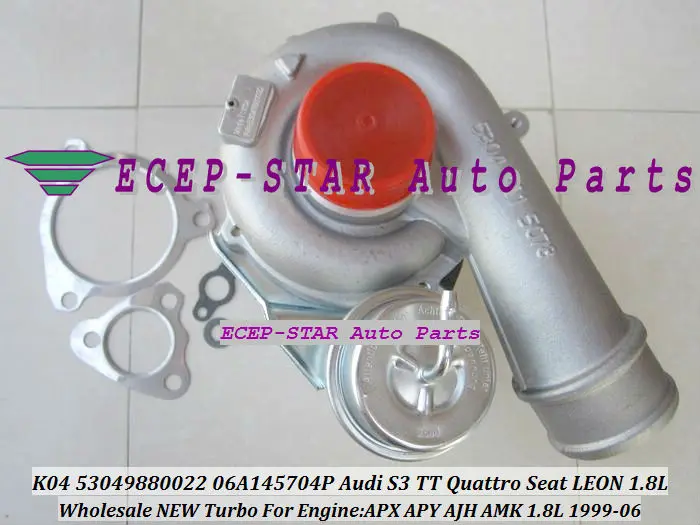 K04 53049700020 53049880020 06A145704P Турбокомпрессор Для Audi S3 TT Qua-ttro для Seat LEON 1,8 T 99-06 APX APY AJH AMK 210HP