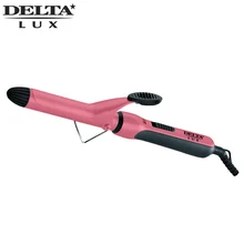 Щипцы для завивки волос DELTA DL-0627, максимальная температура нагрева 180С, диаметр 25 мм, керамическое покрытие насадок, световой индикатор работы,вращение шнура на 360º,петелька для подвешивания,быстрое нагревание