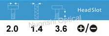 S16 2,0x1,4x3,6 мм 10000 шт солнцезащитные очки ремонт мини винты