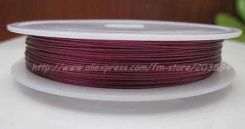 Стальная проволока Кристалл бисера Руководство провода diy ювелирные аксессуары проволока для бус шнур для ювелирных изделий, ювелирный тросик 10 рулонов/1000 метров