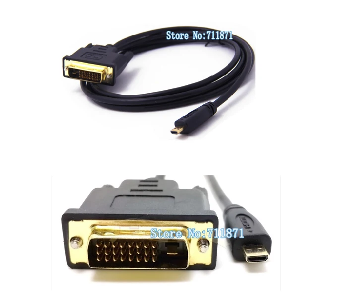 Micro Hdmi Connect Dvi Lcd Monitor Tv 