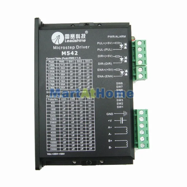 Leadshine M542 CNC шаговый Драйвер шагового двигателя 300 кГц 4.2A 50 в DC# SM024