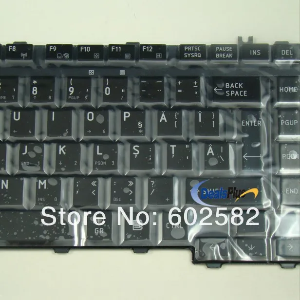НОВЫЙ ДЛЯ TOSHTBA M300 L300 A300 MP-06866RO-9308 Румынский KEYBOARD ГЛЯНЦЕВЫЙ ЧЕРНЫЙ