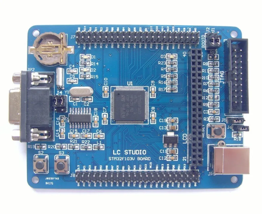 1 шт. ARM Cortex-M3 STM32F103VET6 STM32 макетная плата+ 2.4TFT сенсорный экран