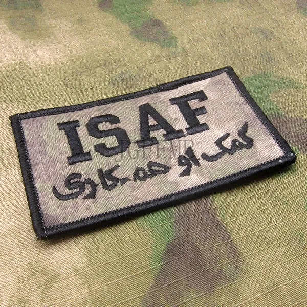 TACS AU Афганистане internationalsecurityassistanceforce ИСАФ Военная Униформа Тактическая Мораль Вышивка патч b3061
